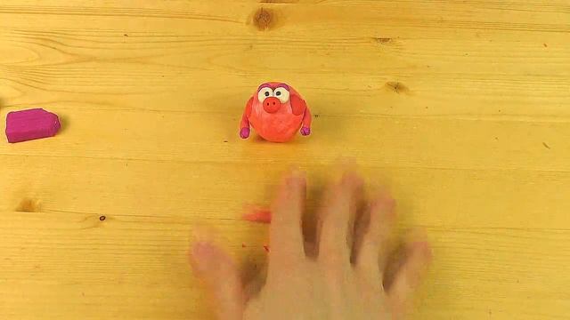 Лепка из пластилина Лепим смешарика Нюшу Лепка из пластилина пошагово смотреть онлайн