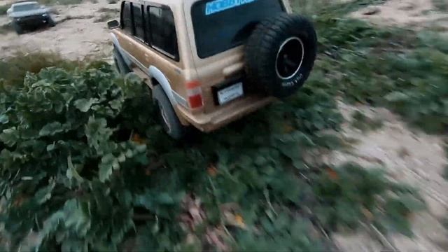 Rc Car Toyota Land Cruiser 80 1/10 Scale трофи модель #rc #rccar #rctoyota