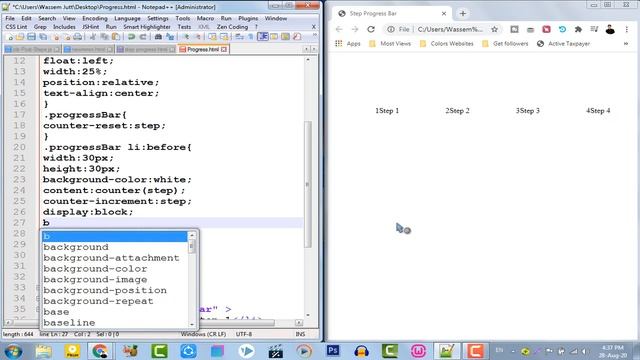 Create Step Progress Bar | Multi Step Progress Bar | Build Step Progress Bar[With HTML and CSS Only смотреть онлайн