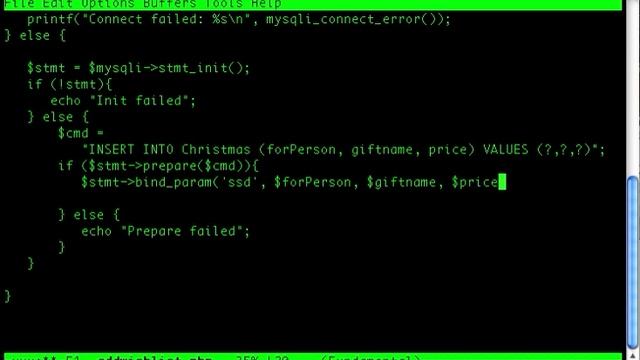 mysqli insert example смотреть онлайн