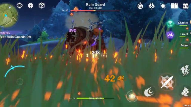POCO x3 Pro Genshin Impact Highest Graphics 60 fps, How to defeat Ruin Guard смотреть онлайн