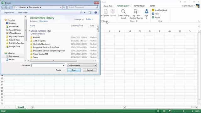 Load CSV File to Excel workbook with power query смотреть онлайн