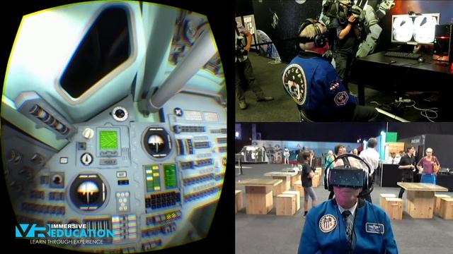 Astronaut Charlie Duke plays Apollo 11 VR on Oculus Rift | Immersive VR Education смотреть онлайн