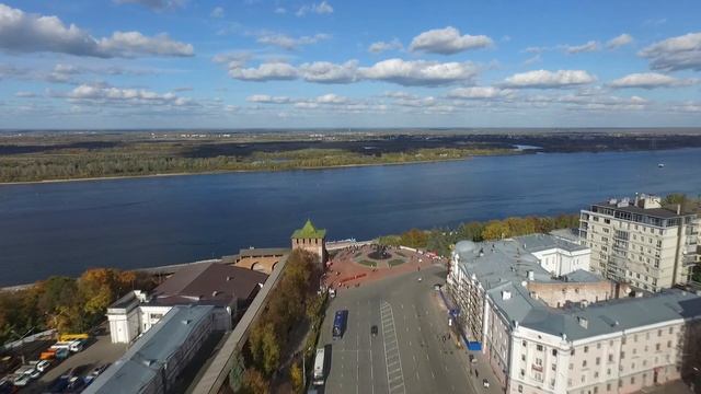 Нижний Новгород. Площадь Минина и Пожарского. смотреть онлайн