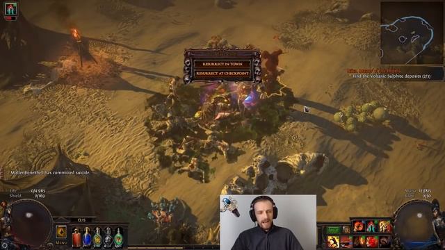 Vacuum + Molten SHELL (69% meme build) - Path of Exile (3.15 Expedition) смотреть онлайн