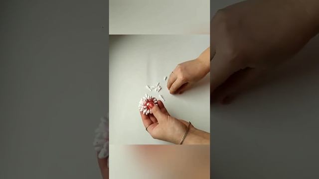 Цветы из ватных палочек смотреть онлайн