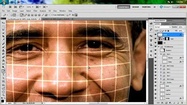 Face Shatter (Part 1/2) - Photoshop CS5 Advanced Tutorial смотреть онлайн