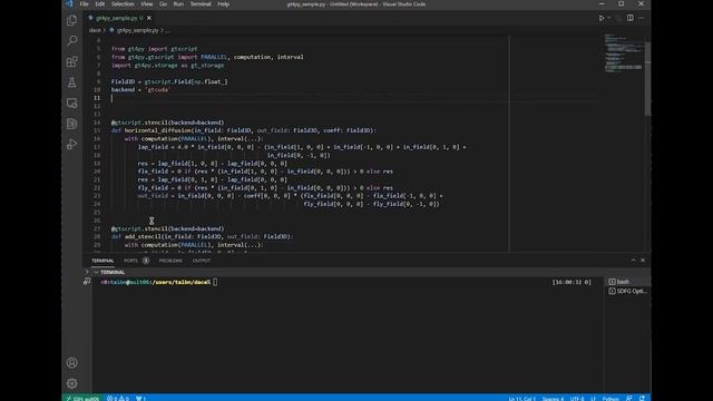 Weather and Climate Simulations in Python using GT4Py and DaCe смотреть онлайн