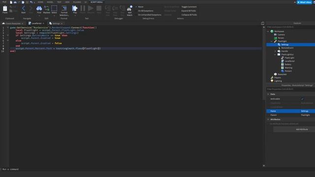 How to make a horror game? FLASHLIGHT - Roblox Studio смотреть онлайн