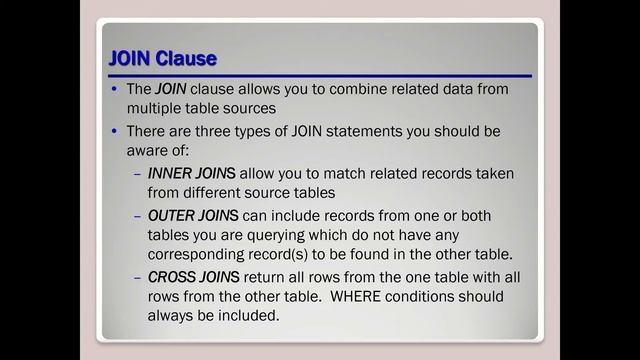 Professor Bui Manipulating SQL Database смотреть онлайн