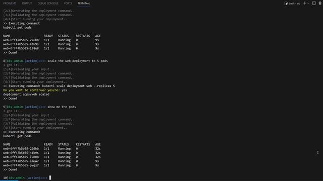 My K8S Admin Demo. A PaLM2 LLM-powered Kubernetes AI assistant. смотреть онлайн