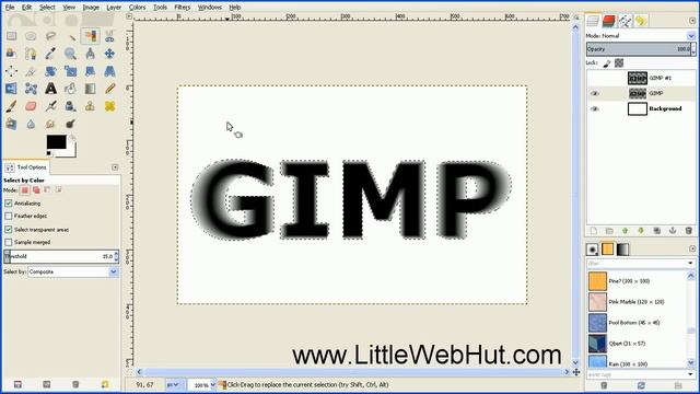 GIMP Text Effects - 3D Text смотреть онлайн