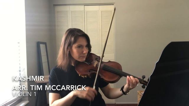 Kashmir, arr. by Tim McCarrick - Violin 1 Practice Track смотреть онлайн