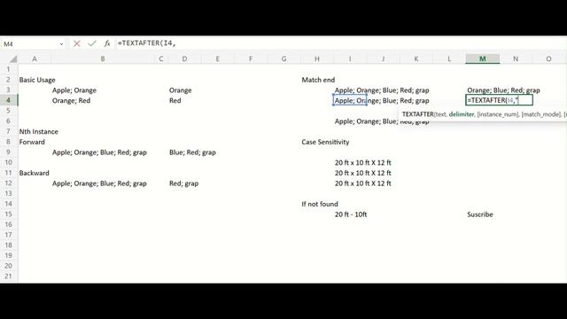 Excel Tips: TextAfter formula | get text after symbol. смотреть онлайн