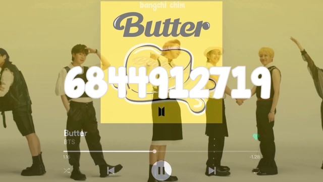 BTS | BUTTER | ROBLOX SONG CODE смотреть онлайн