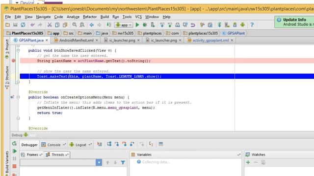 Using the debugger in Android Studio смотреть онлайн
