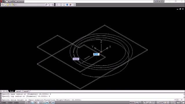 Como criar uma rampa curva em 3D no AutoCAD смотреть онлайн