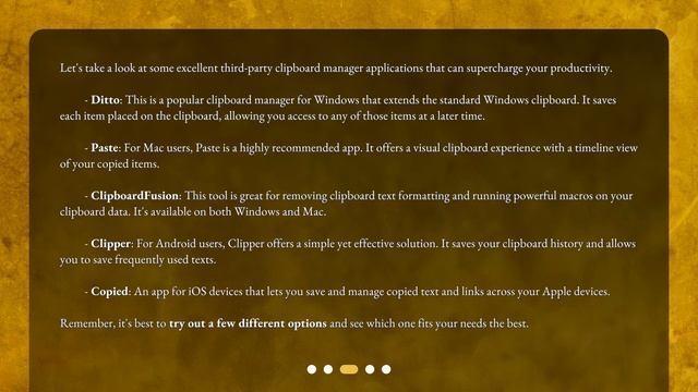 Are there any third-party apps that can help manage clipboard items more effectively? смотреть онлайн