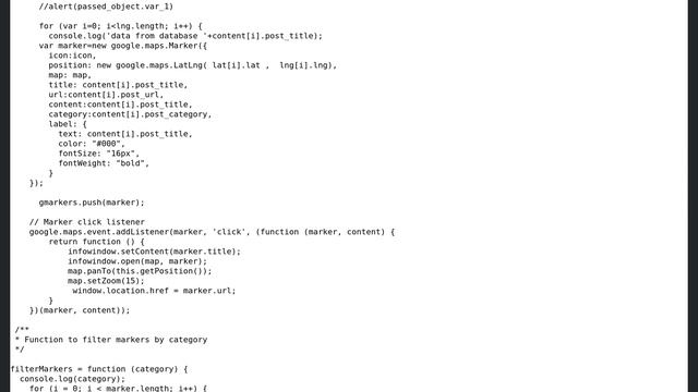 Wordpress: Filtering markers on google map by WordPress category[SOLVED] смотреть онлайн
