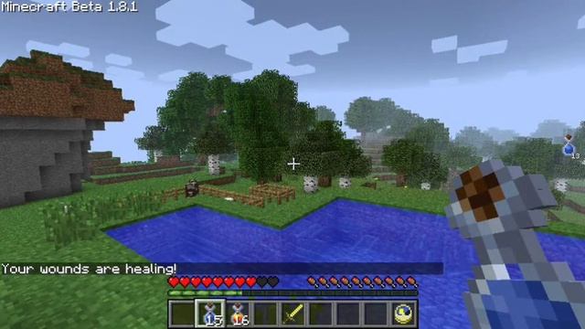 Minecraft 1.8 POTIONS Mod ! Healing & Fire Resistance Potion in 1.8 ! смотреть онлайн