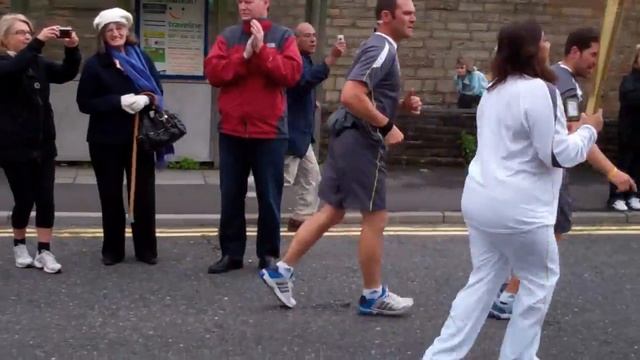 Olympic Torch, Burnley, Accrington Road