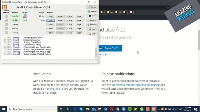 How to Install WordPress On XAMMP using localhost Pc Method смотреть онлайн