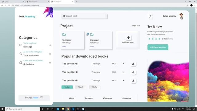 3 ДИЗАЙН САЙТ. СОХТИ ХУДМОН БО HTML, CSS and a little JS смотреть онлайн