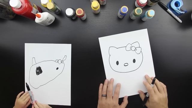 How To Draw Hello Kitty смотреть онлайн