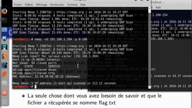 Atelier du Club de Hacking de l'Université Laval : Les scans смотреть онлайн