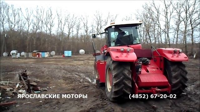 Установка двигателя ТМЗ на трактор Buhler Versatile 435 смотреть онлайн
