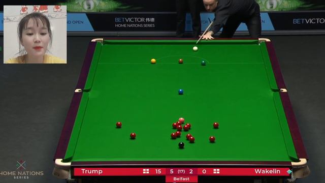 Judd Trump vs Chris Wakelin - 2023 Northern Ireland Final - Frame 8 - Snooker Open смотреть онлайн