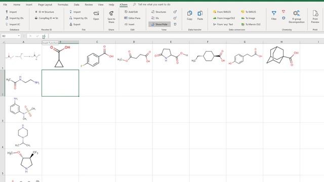 How to enumerate the products of a two-component reaction within JChem for Excel смотреть онлайн
