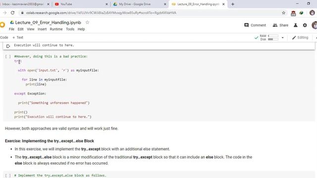 Handling Errors and Exceptions in Python Part 04 смотреть онлайн