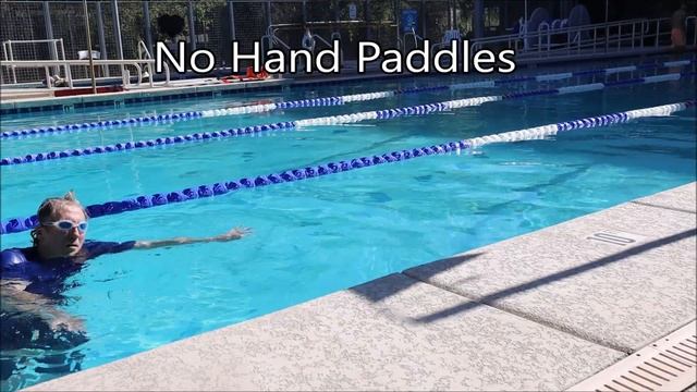 Swimming with Paddles and trying Side Stroke at Ability360 (T8-T9 SCI Complete injury) смотреть онлайн