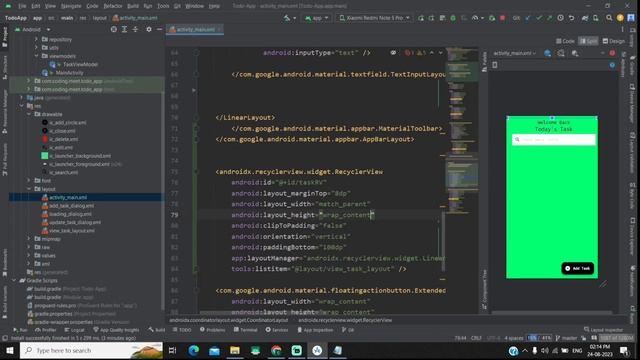 TODO/Note App - 12 | MVVM | Room DB | Enhancing UI with AppBar, RecyclerView | Android Studio Kotli смотреть онлайн