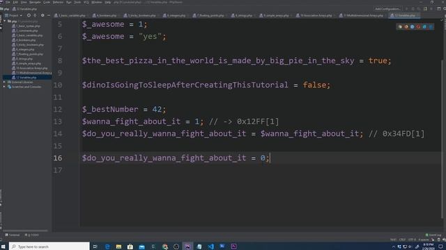 Variables - PHP - P12 смотреть онлайн