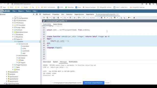 Postgres Funções - Aula 1 смотреть онлайн