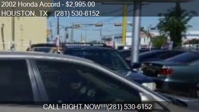 2002 Honda Accord LX 4dr Sedan for sale in HOUSTON, TX 77099 смотреть онлайн