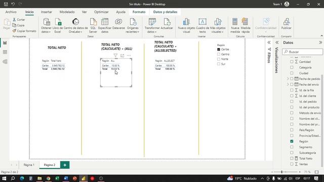 9. ALL y ALLSELECTED en Power Bi [Cálculo de porcentajes] смотреть онлайн