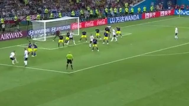 Второй гол Германии(победный)ворота Швеции смотреть онлайн