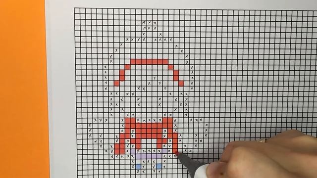 Как нарисовать Мэйбл Пайнс из Гравити Фолз по клеточкам How to draw Gravity Falls Mabel Pixel art смотреть онлайн