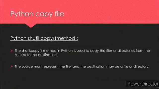 Python Program To Copy a File смотреть онлайн
