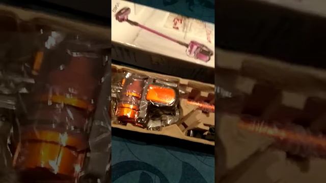 Ручной пылесос (handstick) GINZZU VS402, 150Вт, оранжевый 002 смотреть онлайн