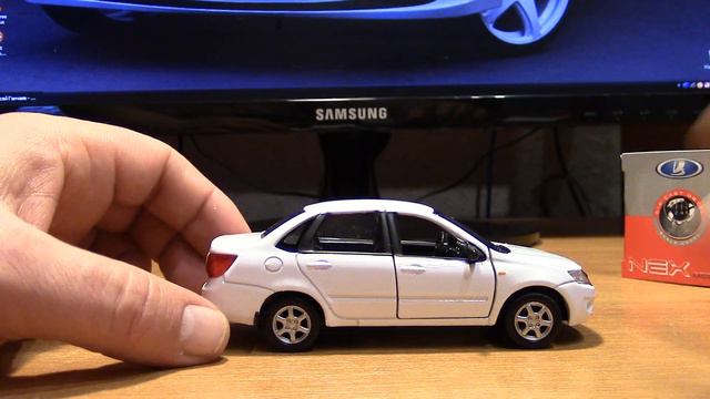 Обзор масштабной модели Lada Granta,Welly смотреть онлайн