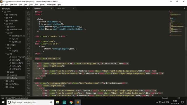#LIVE - CRIANDO UM FÓRUM COM PHP смотреть онлайн