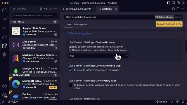 Live Server Extension for Visual Studio Code | Full Tutorial смотреть онлайн