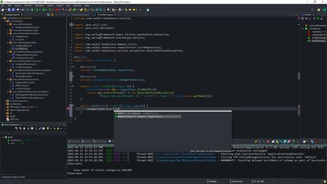 Aula 18 - Listando todos os Livros com padrão DTO - Spring Boot 2 e Angular 10 смотреть онлайн