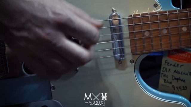 FENDER DLX NASHVILLE TELE DAPHNE BLUE | MXM смотреть онлайн