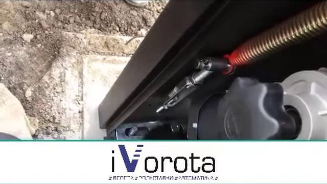 Установка стойки шлагбаума Doorhan + монтаж стрелы шлагбаума смотреть онлайн