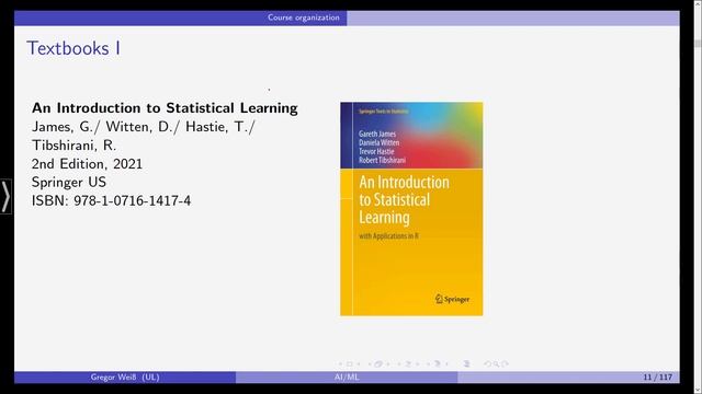 Artificial Intelligence & Machine Learning In Finance - Lecture 1 - Course Outline